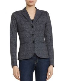 Bailey 44 Black Op Brushed Herringbone Ponte Blazer at Bloomingdales